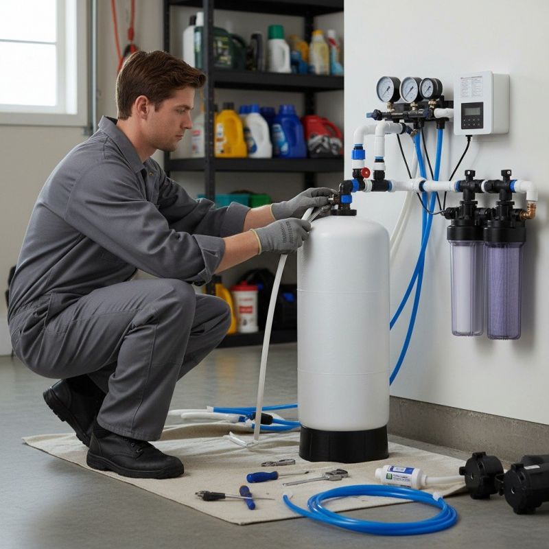 Reverse Osmosis Installation detail
